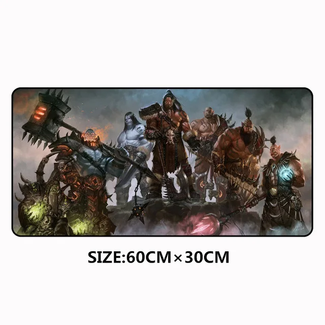 60x30 см резиновый WOW игровой коврик для мыши World of Warcraft, модный коврик для мыши для ноутбука, коврик для ноутбука, скорость, Отаку, лучший подарок - Цвет: Цвет: желтый