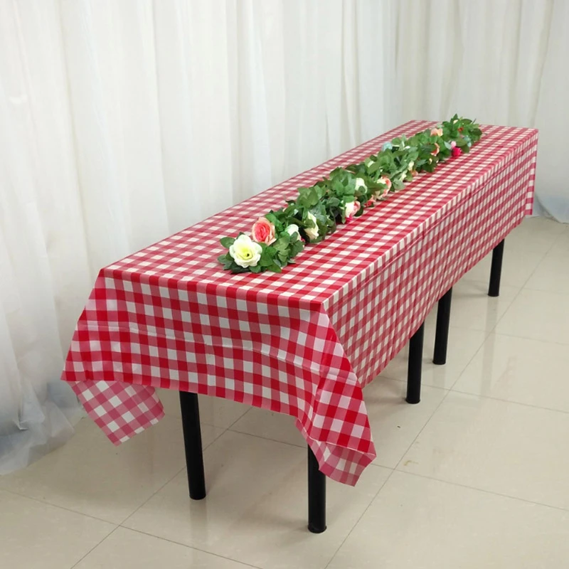 HAZY Party Disposable Tablecloths Plastic Disposable Table cloth