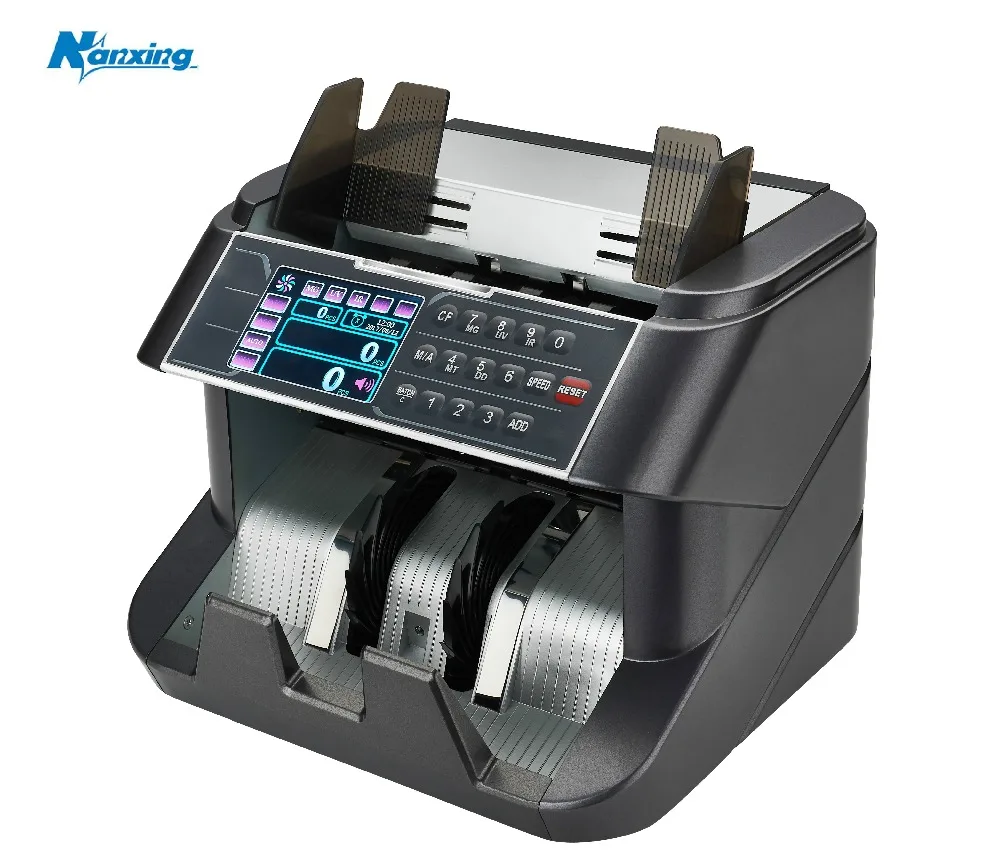 

TFT Display Front Loading Bill Counter with UV/MG/IR/MT Detection Money Counting Suitable for Multi-Currency Note Counter