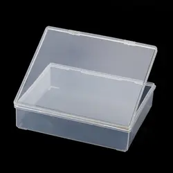 Прозрачный 1 шт. Запчасти складная коробка Прямоугольник Коробки Пластик контейнер для хранения Пустой компонента винт Ювелирный