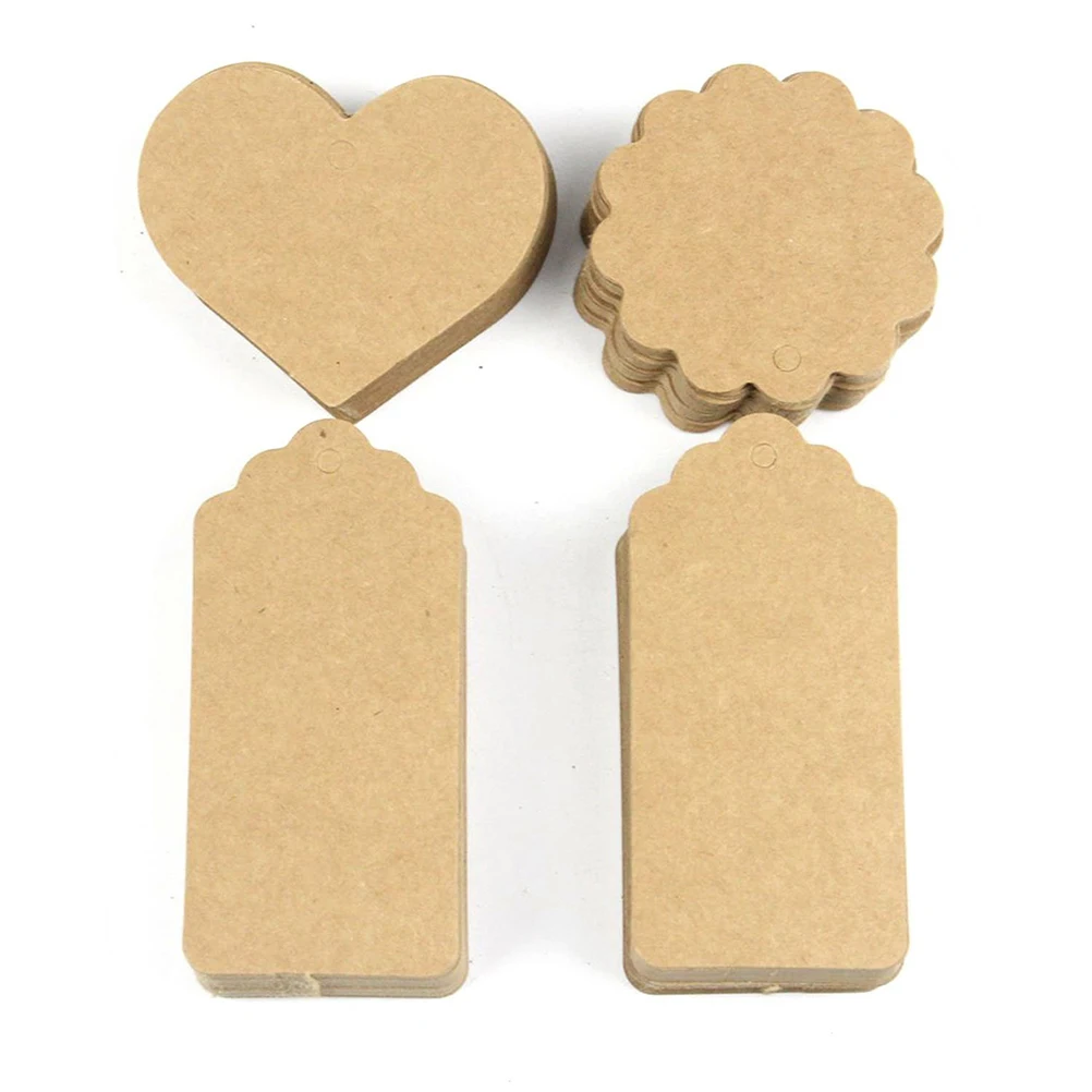 Buy 200pcs Wedding Brown Kraft Paper Tags DIY Craft