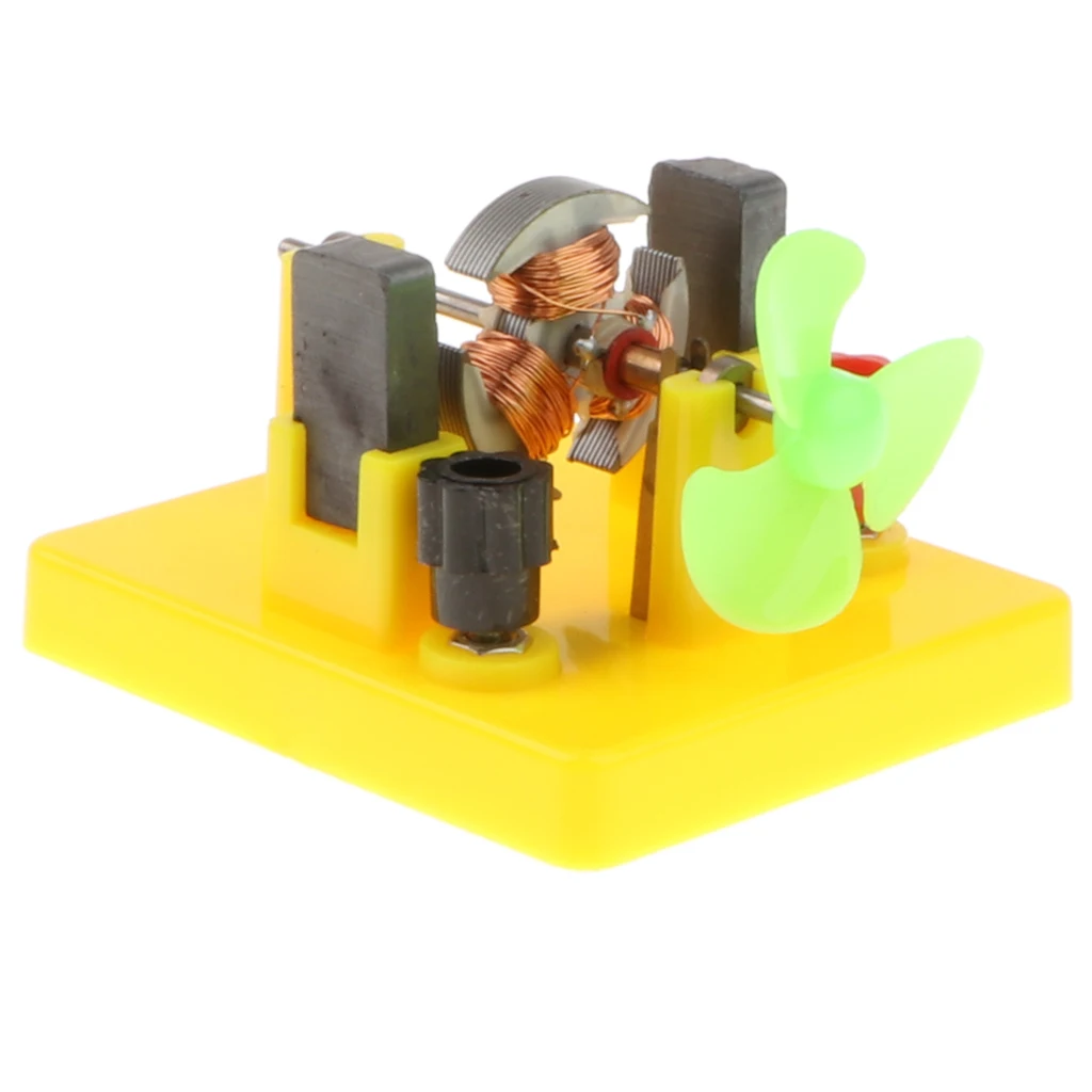 DIY Motor Fan Model Toy Physics Electromagnetism Experiment Educational Toys 