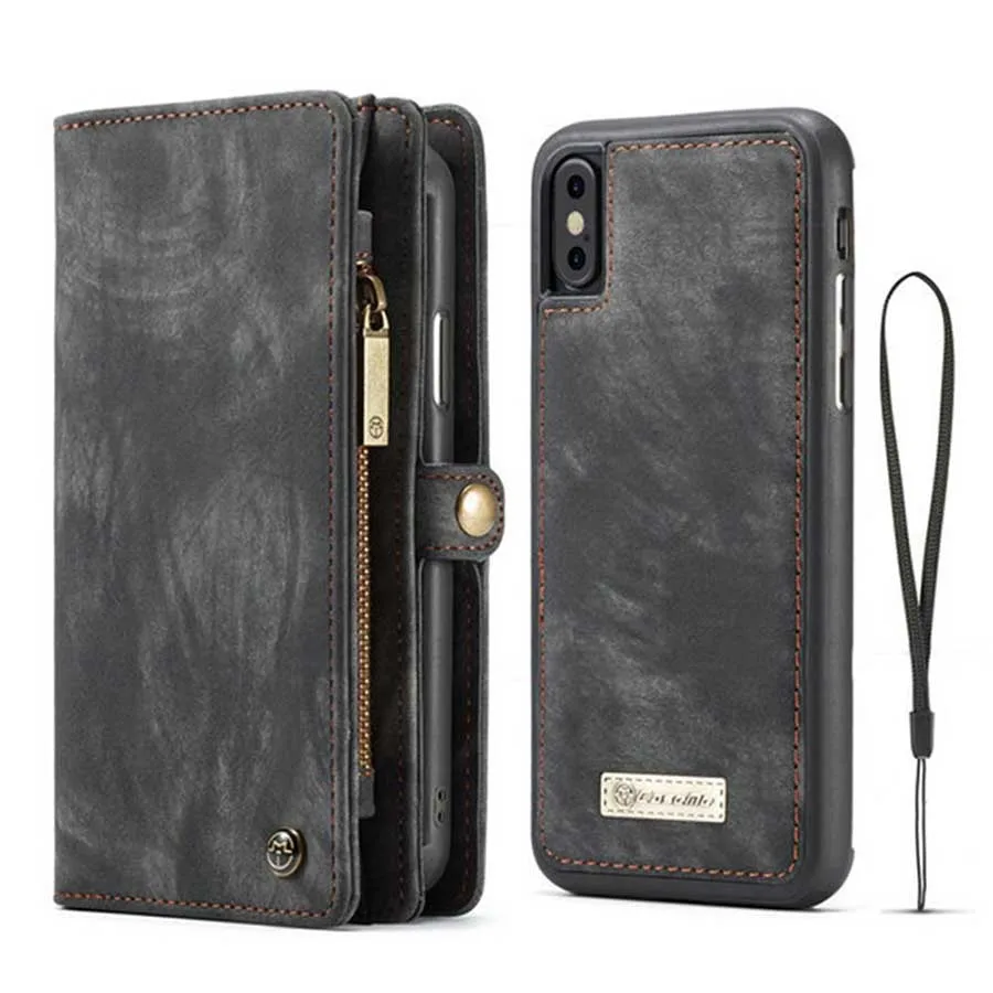 Leather Wallet Case for Samsung Galaxy S10 S10e 2-in-1 Detachable Phone Cover Card Wallet Flip Case for Samsung S10 Plus S10lite (5)
