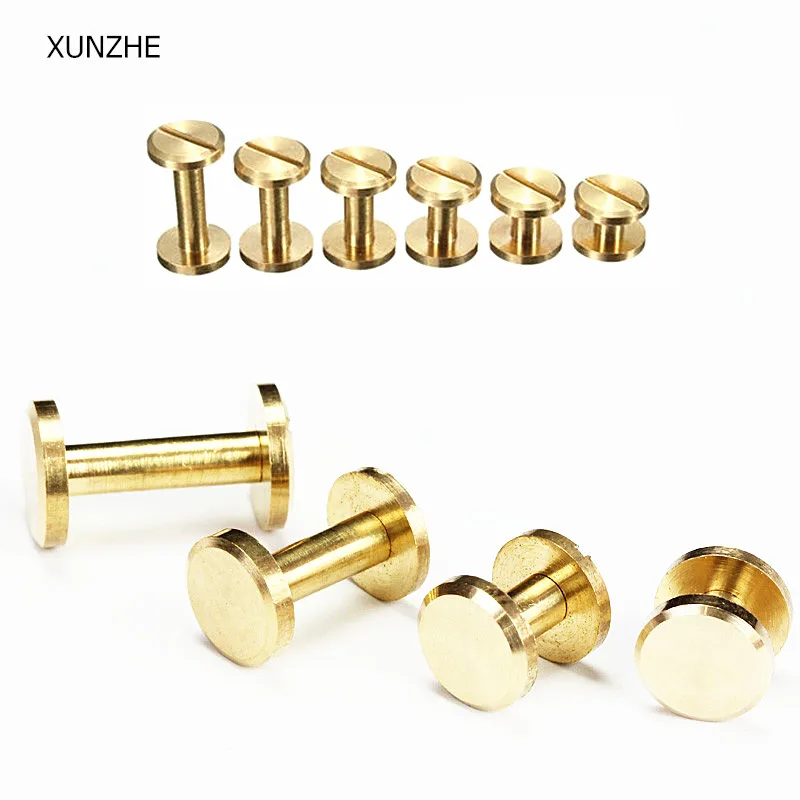 XUNZHE-10pcs-4-20mm-Pure-Copper-Plane-and-Curved-Surface-Metal-Solid ...