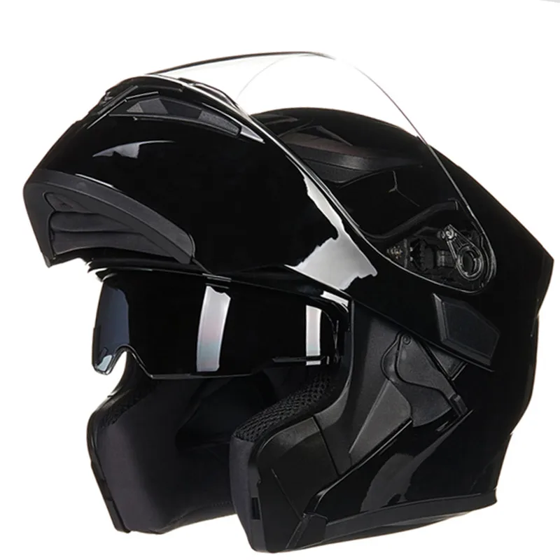Аэродинамический дизайн, двойной щит, мотоциклетный шлем JIEKAI 902 Fip Up, мотоциклетный шлем, гоночный стиль, головные уборы для мужчин и женщин