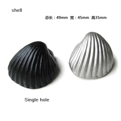 antique cabinet door Handle knobs wardrobe kitchen drawer Handle black aluminum single hole cupboard Handles for Furniture