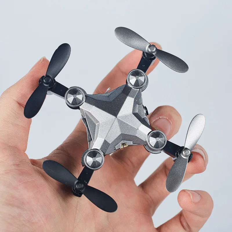 2019 Brand New RC Drone Mini Foldable Mode Quadcopter 4 Channel Gyro Aircraft with Watch Type Remote Controller