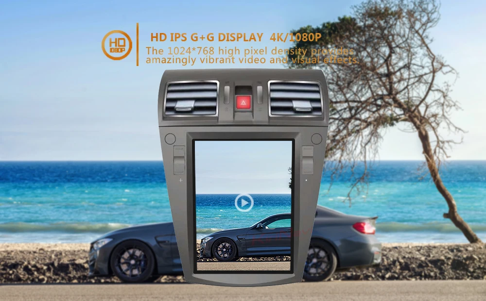 Perfect KiriNavi Telsa Style Vertical Screen 10.4‘’ 1 din android 7.1 multimedia car dvd player For Subaru Forester automotivo head unit 2