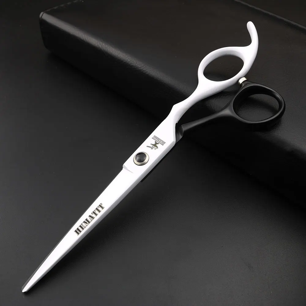 Профессиональные Парикмахерские ножницы дневной деревянный дизайн 6 дюймов ножницы для волос черный и белый Парикмахерские ножницы набор - Цвет: Cutting scissors