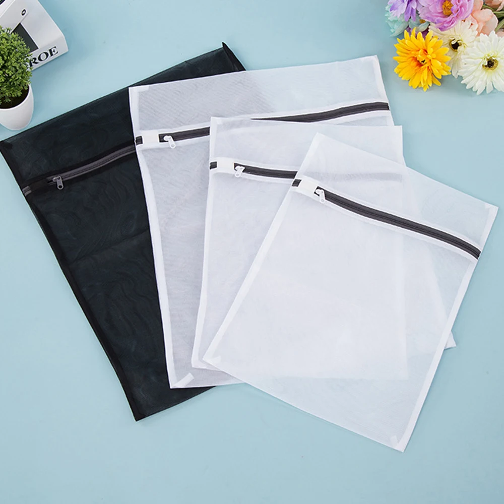

Mesh Laundry Bags Thick Durable Underwear Bra and Socks Protection Washing Bag Travel Clothing Storage Bag with Zip