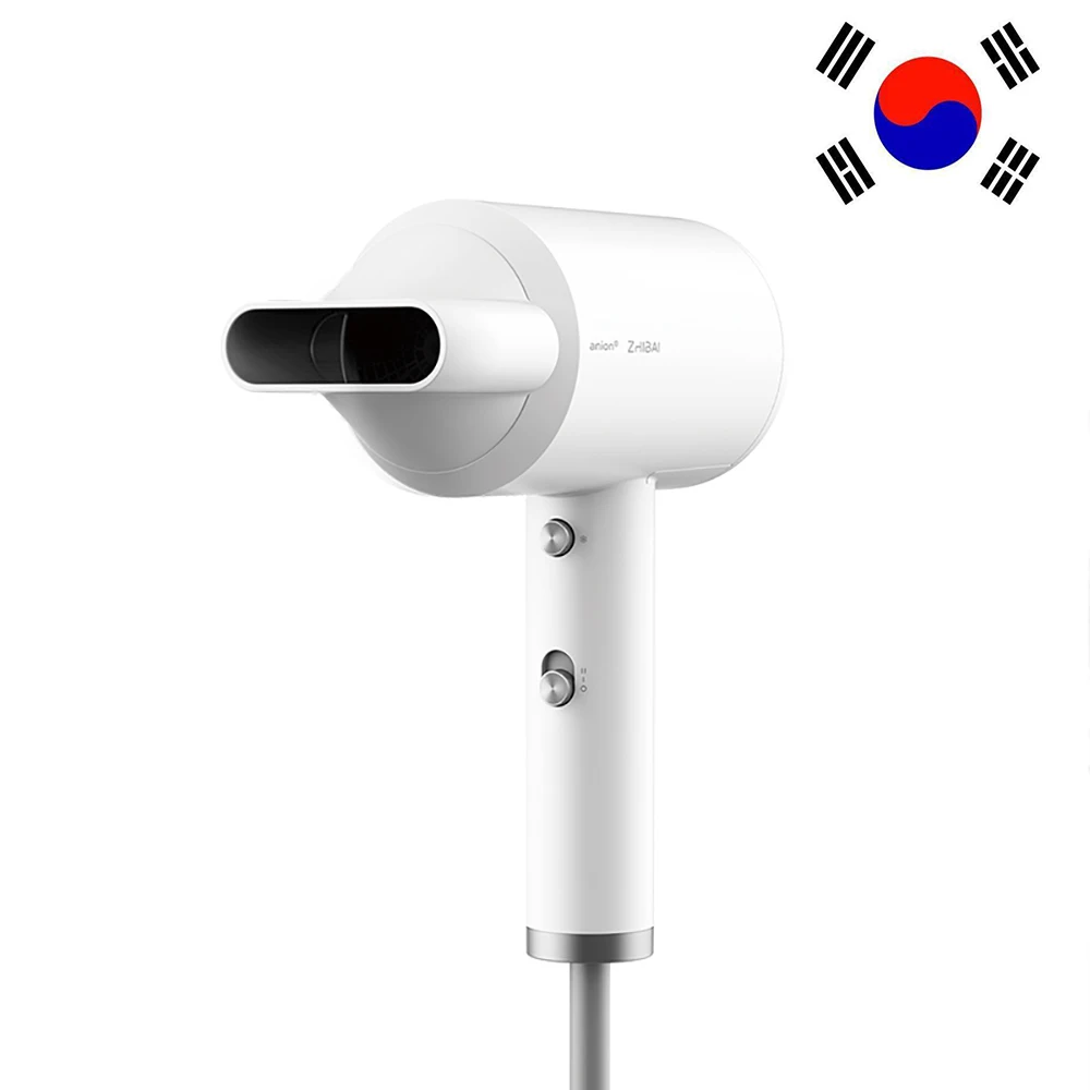 

Original Xiaomi Mijia Zhibai Mi Hair Dryer Negative Ionic Mini Portable Anion HL3 2 Speed Temperature Mi Blow Dryer kit 1800W