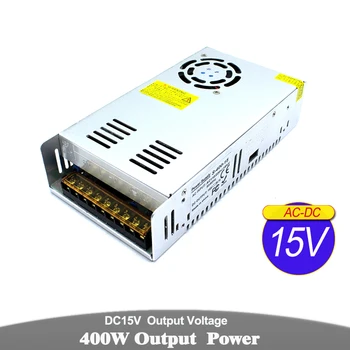 

15 Volt Power Supply DC15V 400W LED Driver Adapter Switching Power Source Transformer 220V 110V AC-DC SMPS For Strip Light CCTV