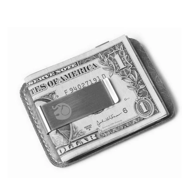 XZXBBAG женские многофункциональные держатели для кредитных карт из воловьей кожи с зажимом для доллара из нержавеющей стали, денежный зажим, Женский чехол для визиток