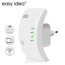 Easyidea Беспроводной усилитель wifi 300 Мбит/с сети Телевизионные антенны WiFi сигнала Extender Усилители домашние 802.11N/B/G усилитель сигнала repetidor WiFi