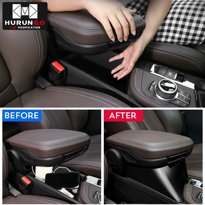 

For BMW X1 F48 2016 2017 LHD Middle Lift Central Seat Armrest Box Console Storage Container Organizer Tray
