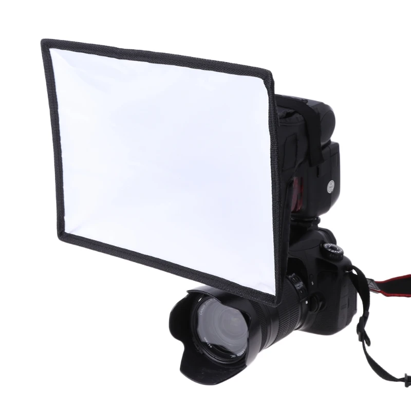 Universal DSLR Camera Flash Speedlight Lambency Softbox+Pouch Bag Set