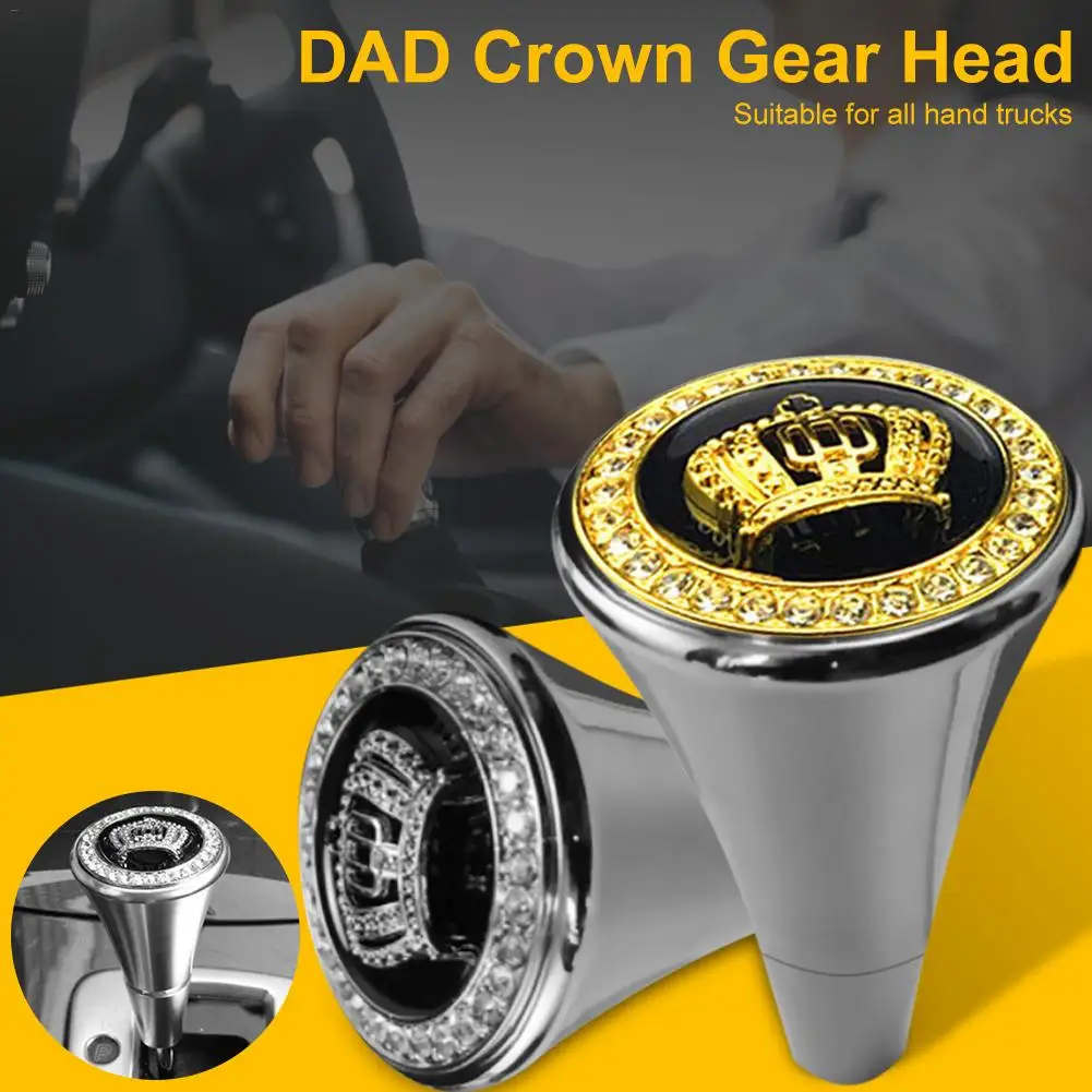 DAD Diamond Crystal Crown Shift Head VIP Refit вешалка полностью Металлическая Автомобильная