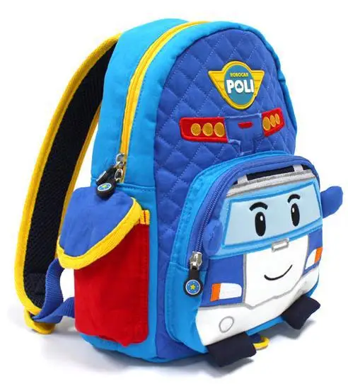 Купить Мультфильм robocar поли рюкзак для девушки парни mochila школа ...