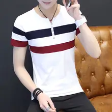 Мужские и wo мужские футболки с коротким рукавом летние новые корейские повседневные мужские куртки Молодежная уличная одежда