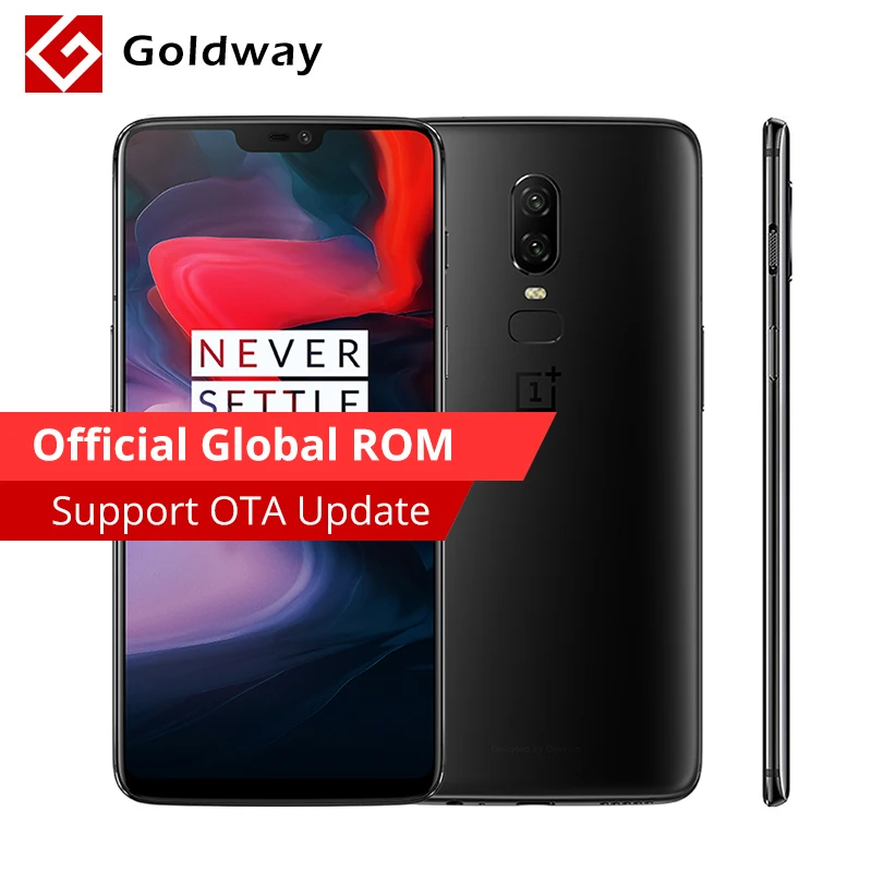 Оригинальный Oneplus 6 T 8 Гб 256 Смартфон Snapdragon 845 Восьмиядерный 41 &quotполный экран 19 5: 9 20
