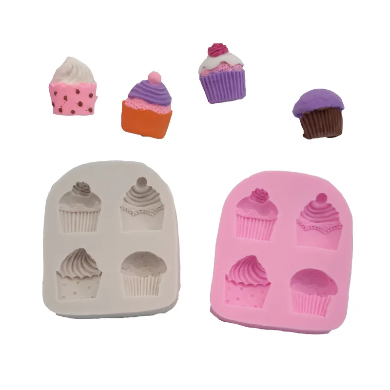 Cupcake Shape Silicone Cake Mold Chocolate Cookie Sugarcraft Candy
