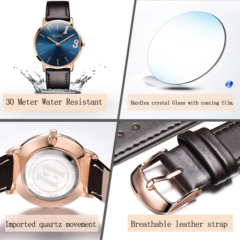 OLEVS мужские часы erkek kol saati relojes hombre 2018 Forever Love Пара для влюбленных Мужские Простые