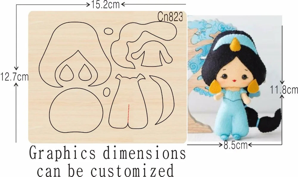 

Girl-10 new wooden mould cutting dies for scrapbooking Thickness-15.8mm