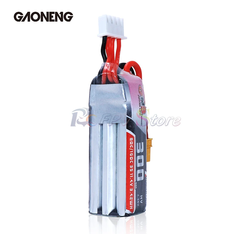 2 шт. Gaoneng GNB 300 мАч 11 4 в 80C/160C HV липосакционный аккумулятор с разъемом XT30 для BETAFPV