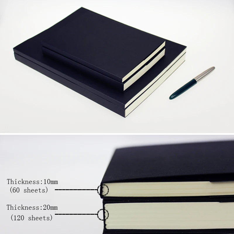 Винтажная чистая бумага Блокнот Sketchbook канцелярский блокнот эскиз книга офисные