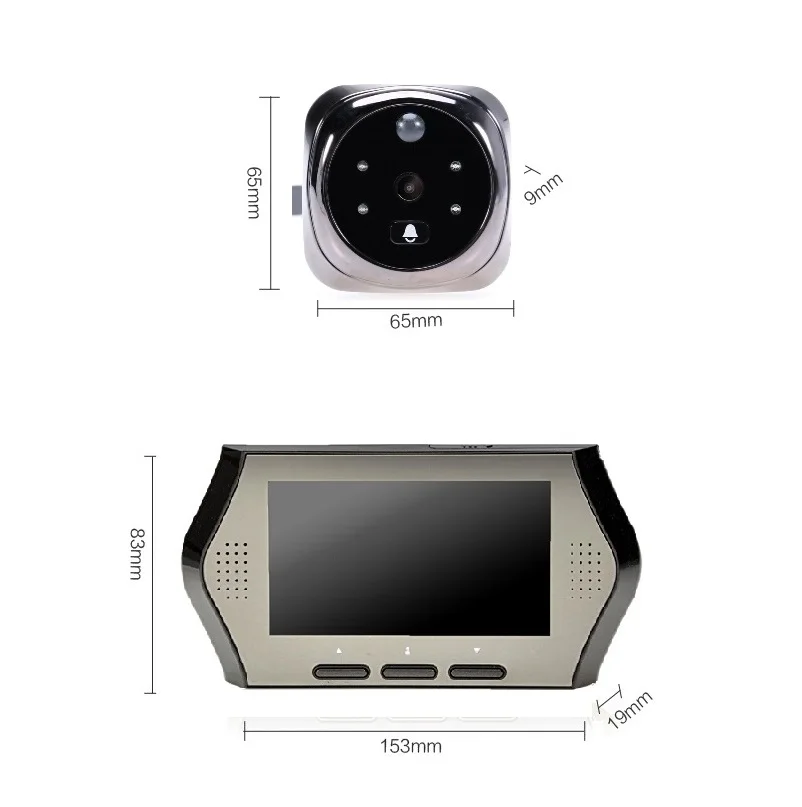 Russian videoglazok door camera eye 2016 PIR motion detection 4.3inch LCD 0.3 Megapixels camera IR night vision 32 Rings Max 32G Russian videoglazok door camera eye 2016 PIR motion detection 4.3inch LCD 0.3 Megapixels camera IR night vision 32 Rings Max 32G