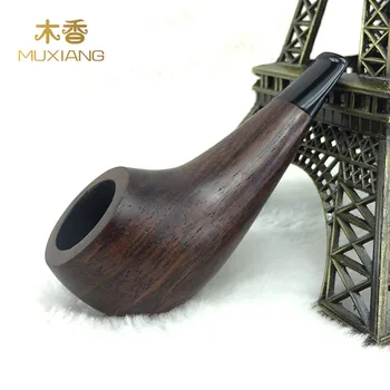 

Cutty pipe,Rosewood Tobacco Pipe, Annatto straight pipe Smoking tool. Wooden pipe, Men's gift