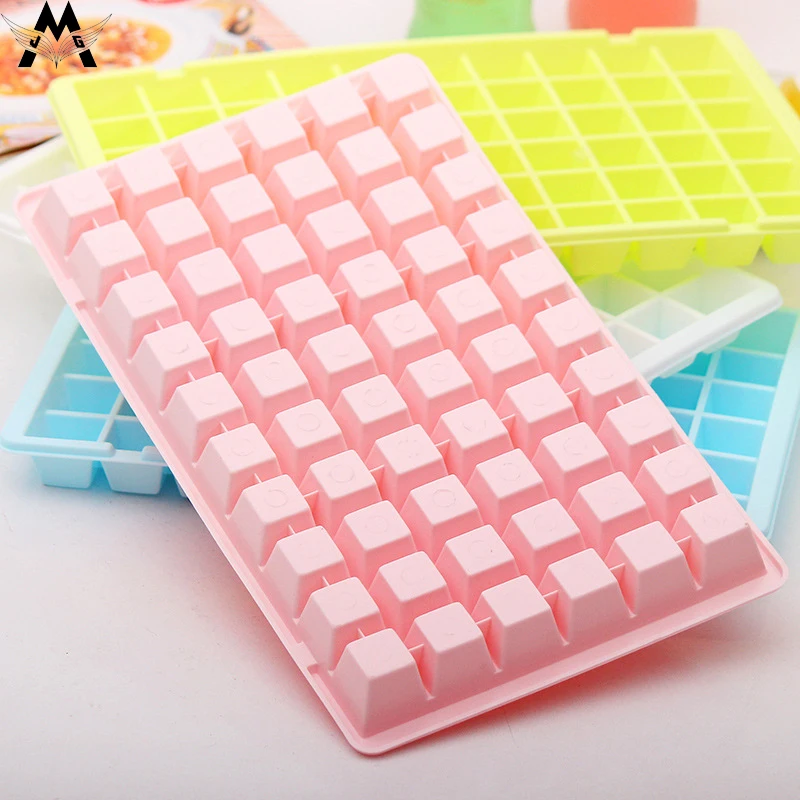 

60 Grids DIY Creative Small Ice Cube Mold Square Shape Silicone Ice Tray Fruit Ice Cube Maker Bar Kitchen Accessories 2019 New