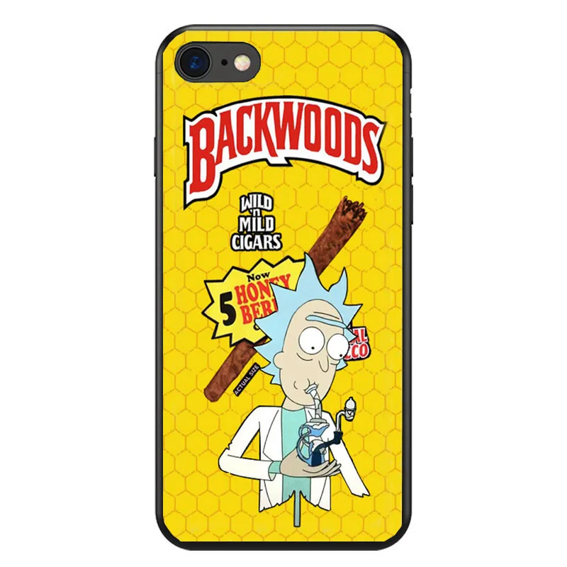 Рик и Морти backwoods Мягкий силиконовый чехол для телефона для iPhone 8 7 6 6S Plus X XS MAX XR 10 5S SE samsung S7 S8 Крышка для Edge Plus - Цвет: yingyingkell010