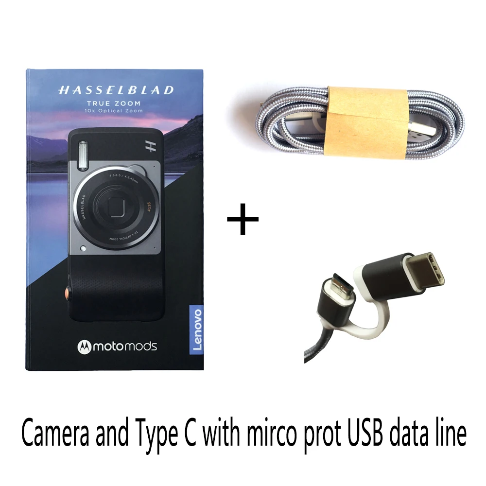 Камера Hasselblad с настоящим зумом для Motorola Moto Z4, Z3 play, Moto Z2 Force, Z2 play, Moto Z Play, Z Force Droid phone, Moto mod - Цвет: add data line