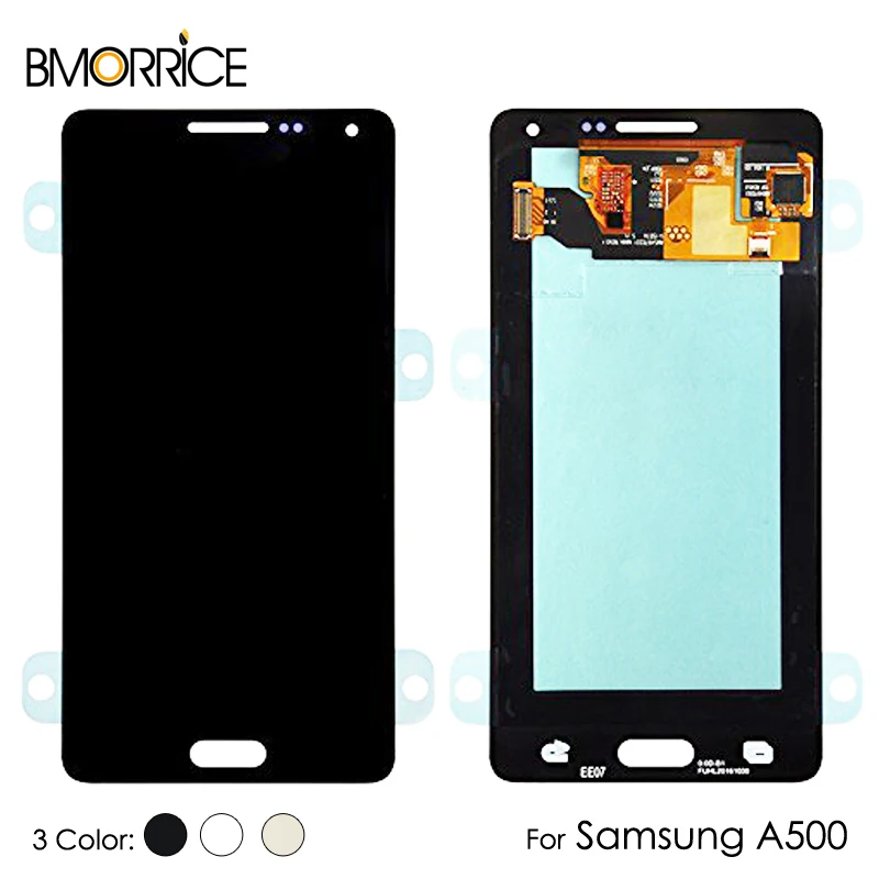 AMOLED для SAMSUNG GALAXY A5 2015 A500 A500F A500FU A500M A500Y A500FQ ЖК-дисплей OLED сенсорный дигитайзер экран