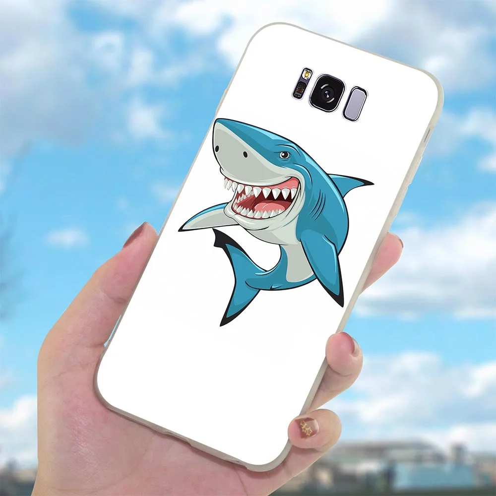 Чехол для Galaxy A9 2018 с принтом морских львов и дельфинов чехлы Samsung A6 Plus A7 A8 A10 A20 A30 A40