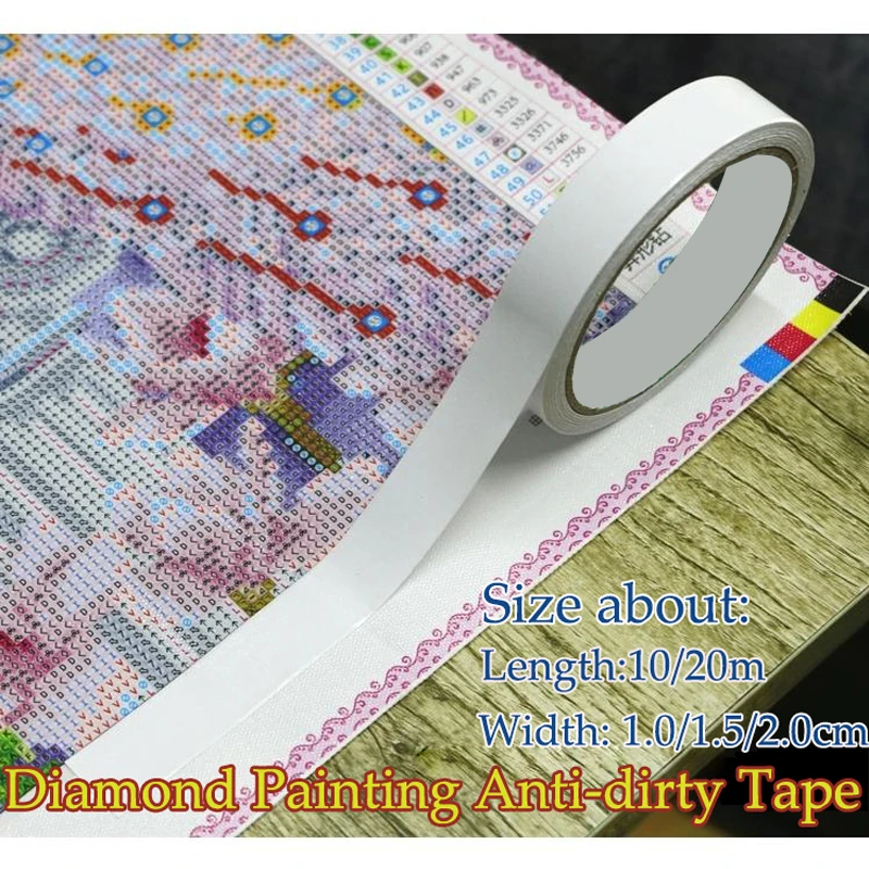 

Diamond Painting Anti-dirty Tape Adhesive Edges Sticker DIY Tools Diamond Painting Accessories