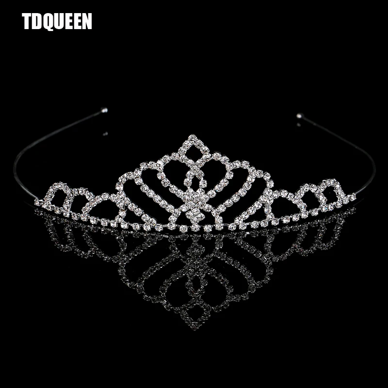 

TDQUEEN Tiaras And Crowns For Woman Girls Kids Fashion Rhinestone Head chain Wedding Party Bridal Hair Pins Accessories Jewelry
