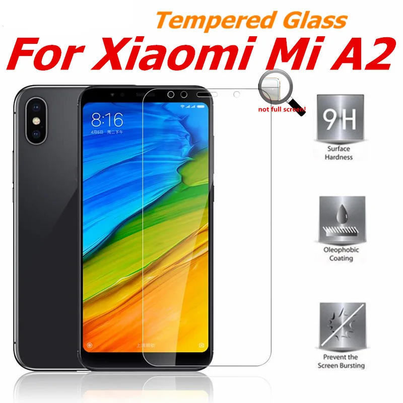 

Tempered Glass for Xiaomi Mi A2 Screen Protector 9H For Xiaomi Mi 6x Phone Film Protective Glass for Xiaomi Mi A2 Glass Cover
