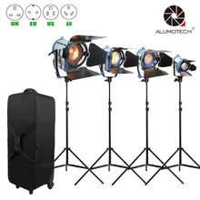 ALUMOTECH Como Arri dimmer Embutido 150 + 300 + 650 + 1000 W Tungsten Spot light para Câmera de vídeo