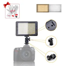 204 PCS Beads LED Fill Light Video Studio Camera Photo Light 12W 3200K/5500K w/ 1-99 Stepless Adjustment for Camcorder P0022931