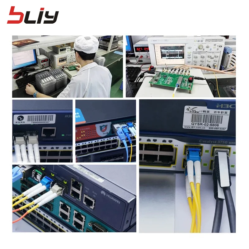 1000 Мбит/с mini gbic LC коннектор sfp модули 5 км/20 км/40 км/60 км/80 км/120 км BiDi WDM оптический