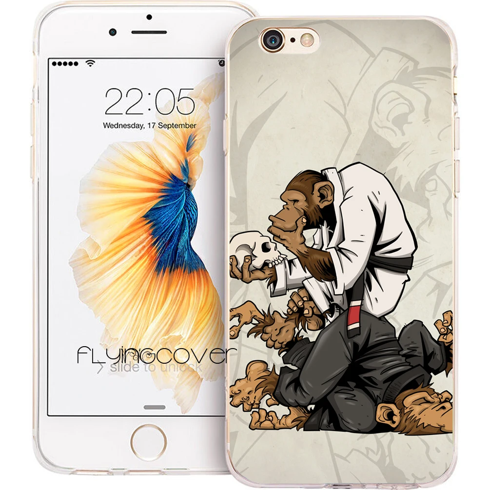 Capa бразильские Jiu Jitsu прозрачные мягкие силиконовые чехлы для телефонов iPhone XS Max XR