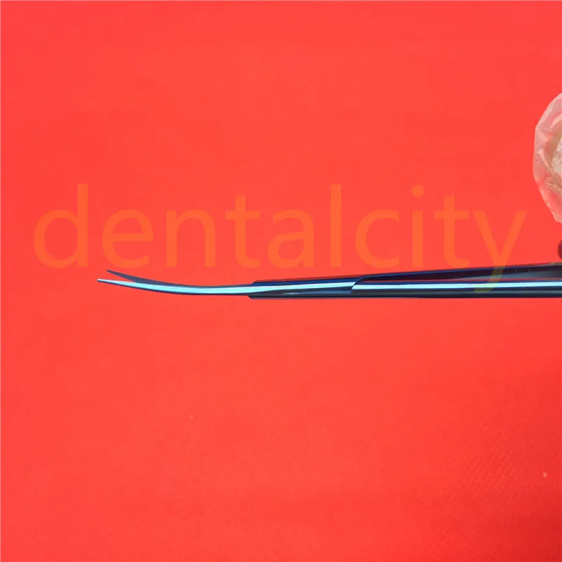 Titânio Íris Tesoura Oftálmico Olho Instrumento Curvado - Cabeça Reta 110mm 7 Instrumentos p pálpebra