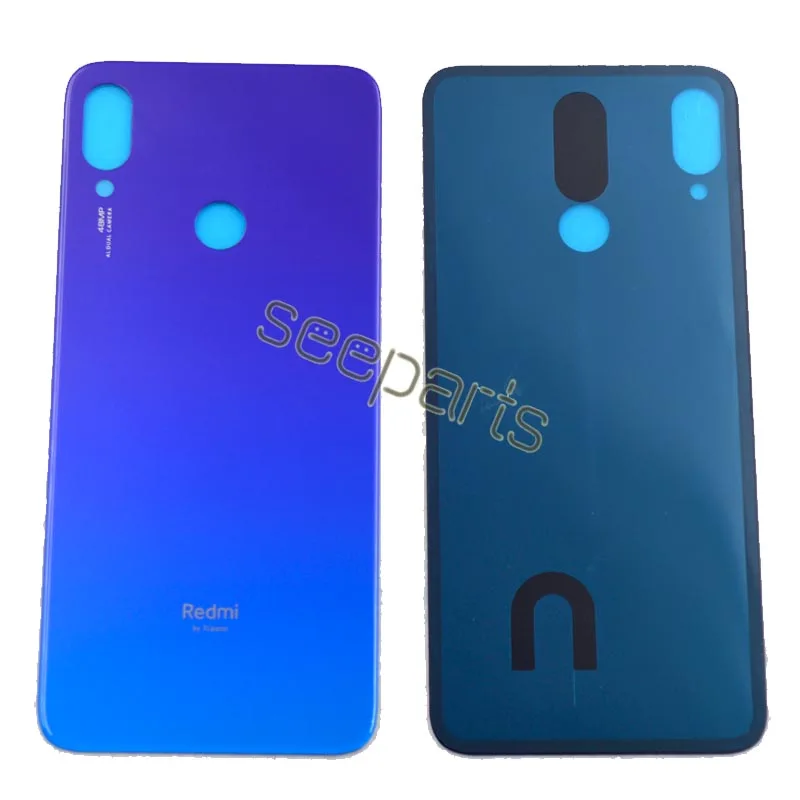 Redmi Note 7 Pro крышка батареи задняя дверь задняя крышка Корпус чехол средняя шасси запасные части для Xiaomi Redmi Note 7 задняя крышка