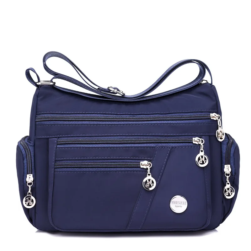  Fashion Women Messenger Bags Hobos Shoulder Zipper Bag Lightweight Waterproof Nylon Oxford Travel C - 32965450164