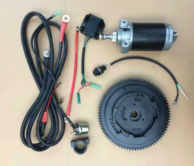 ELECTRIC START KIT FOR YAMAHA PARSUN HIDEA POWERTEC PIONEER JINHUA F15