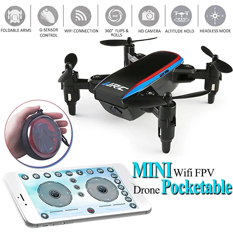 

JJRC H53W Shadow WiFi FPV RC Drone with 480P Camera HD Altitude Hold Headless Sound Mode Mini RC Quadcopter Drones VS JJRC H345