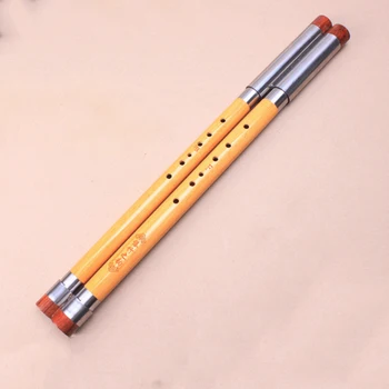 

Detchable Chinese Vertical Flut Bawu Transverse Flute Pipe Musical Instrument in G Key for Beginner Music Lovers as Gift