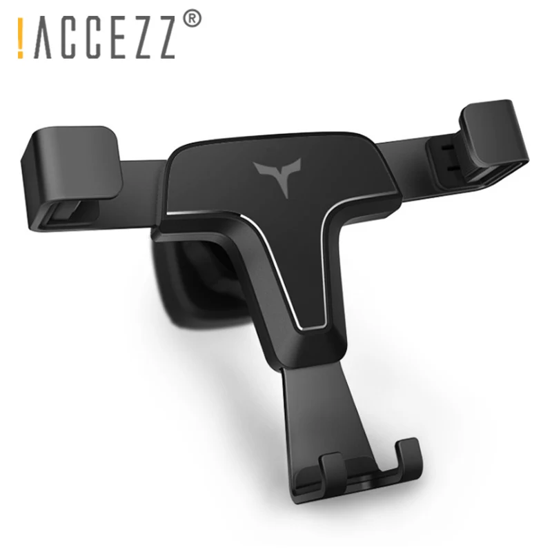 

!ACCEZZ Aluminum Alloy 360 Degree Auto Adjustable Air Vent Mount For iPhone X 8 7 6s Plus Xiaomi 5 Samsung S8 S9 Support Holder